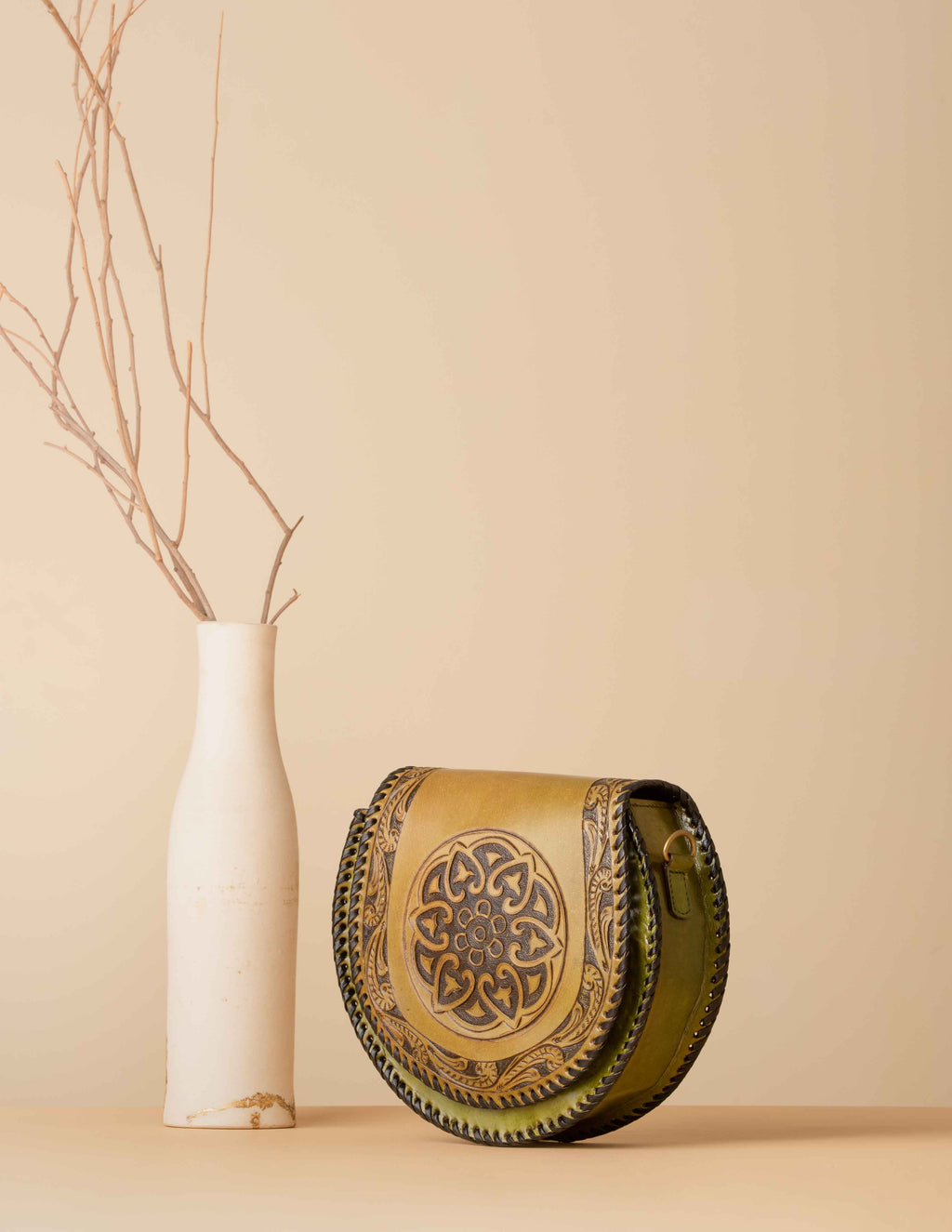 Neerja Crossbody | Olive Ochre