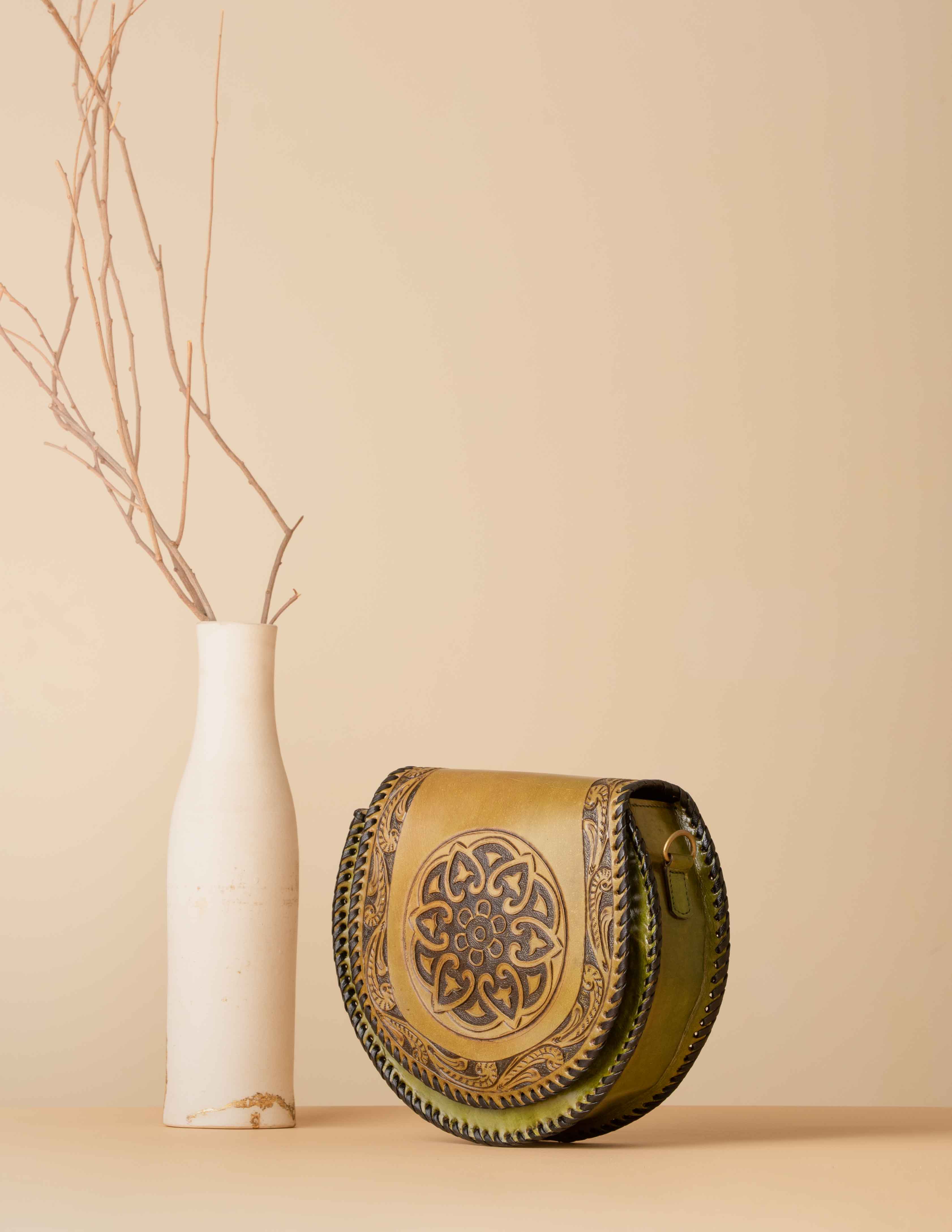 Neerja Crossbody | Olive Ochre