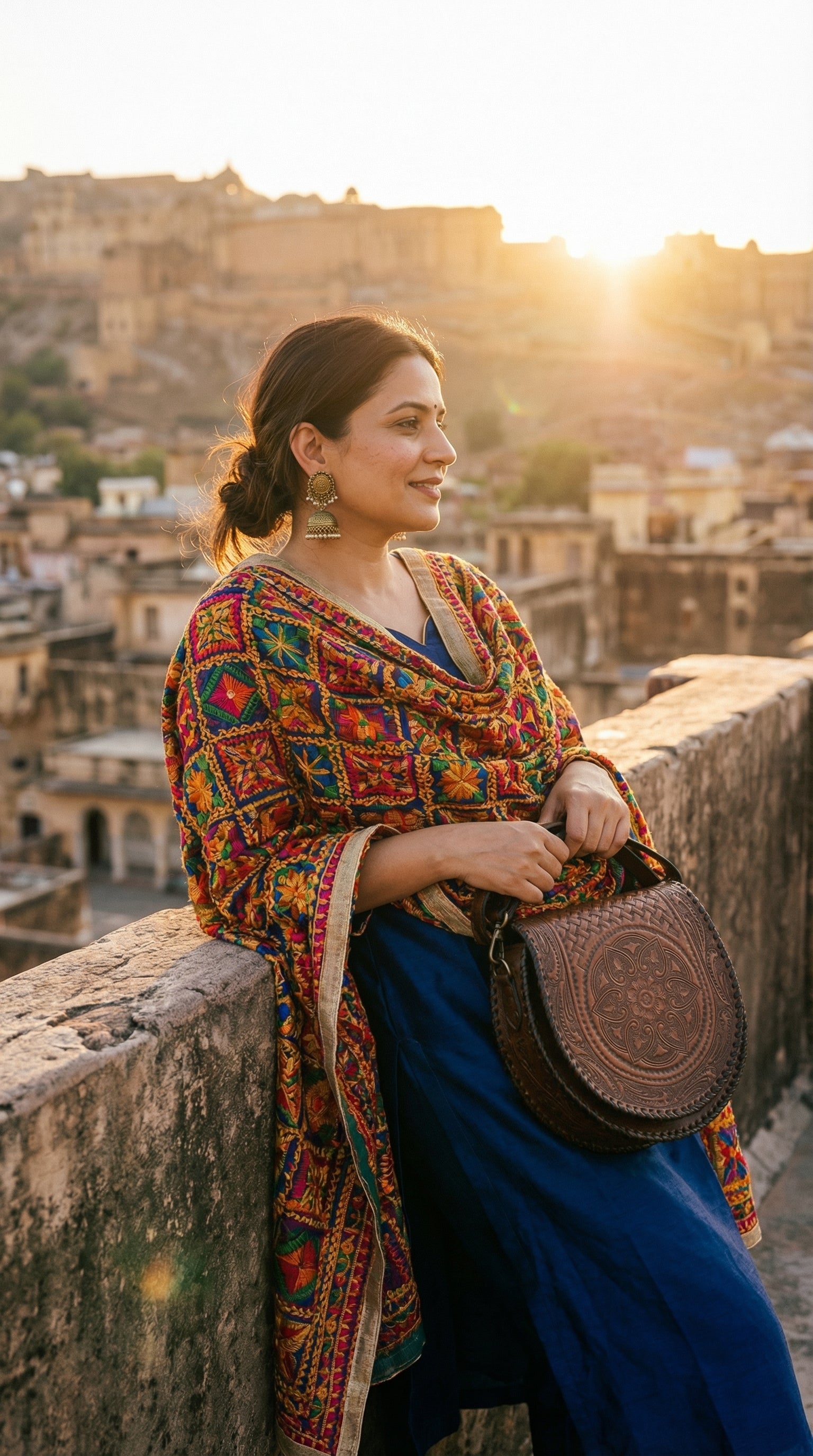 Neerja Crossbody | Chestnut Burnish