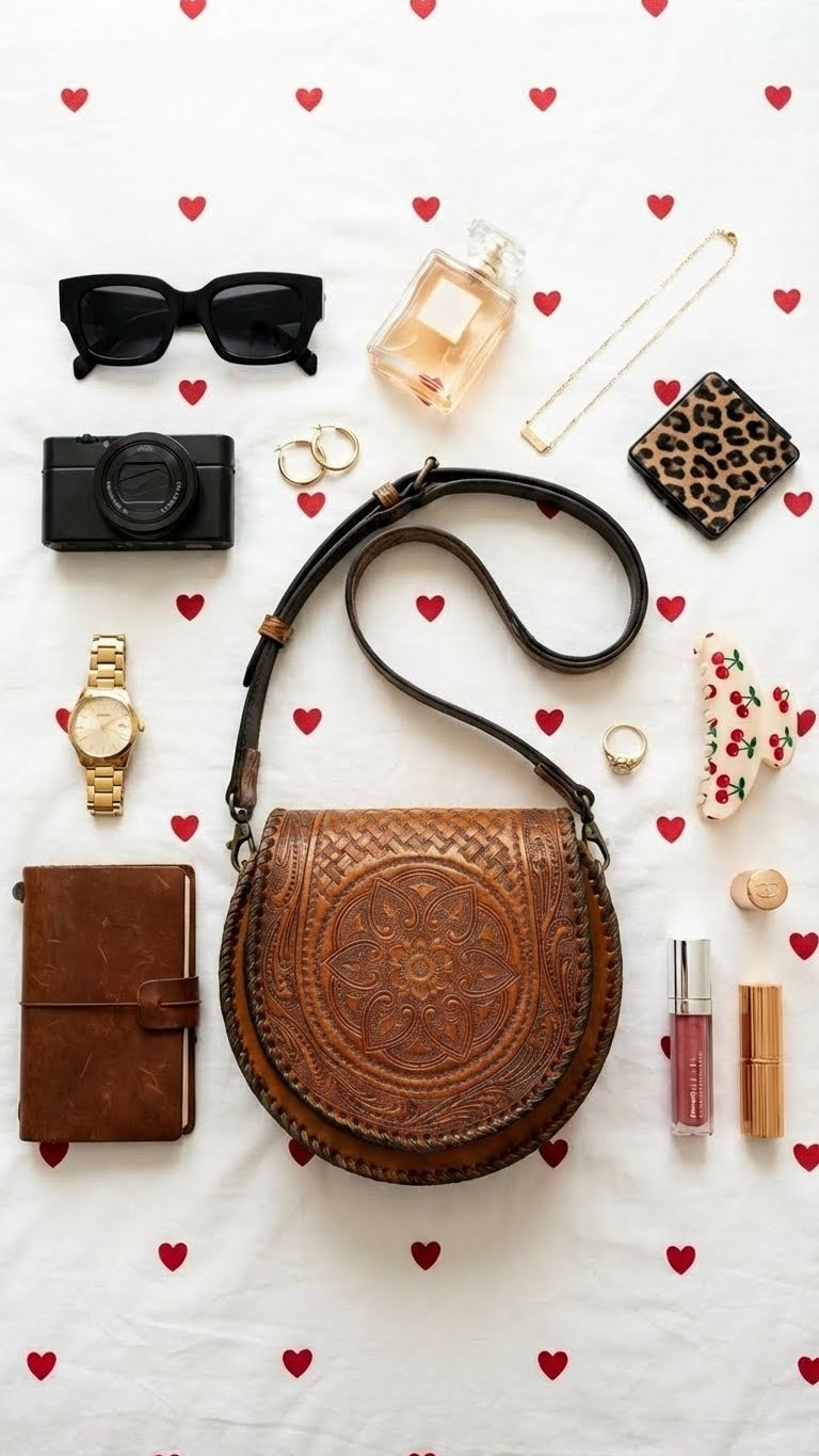 Neerja Crossbody | Chestnut Burnish