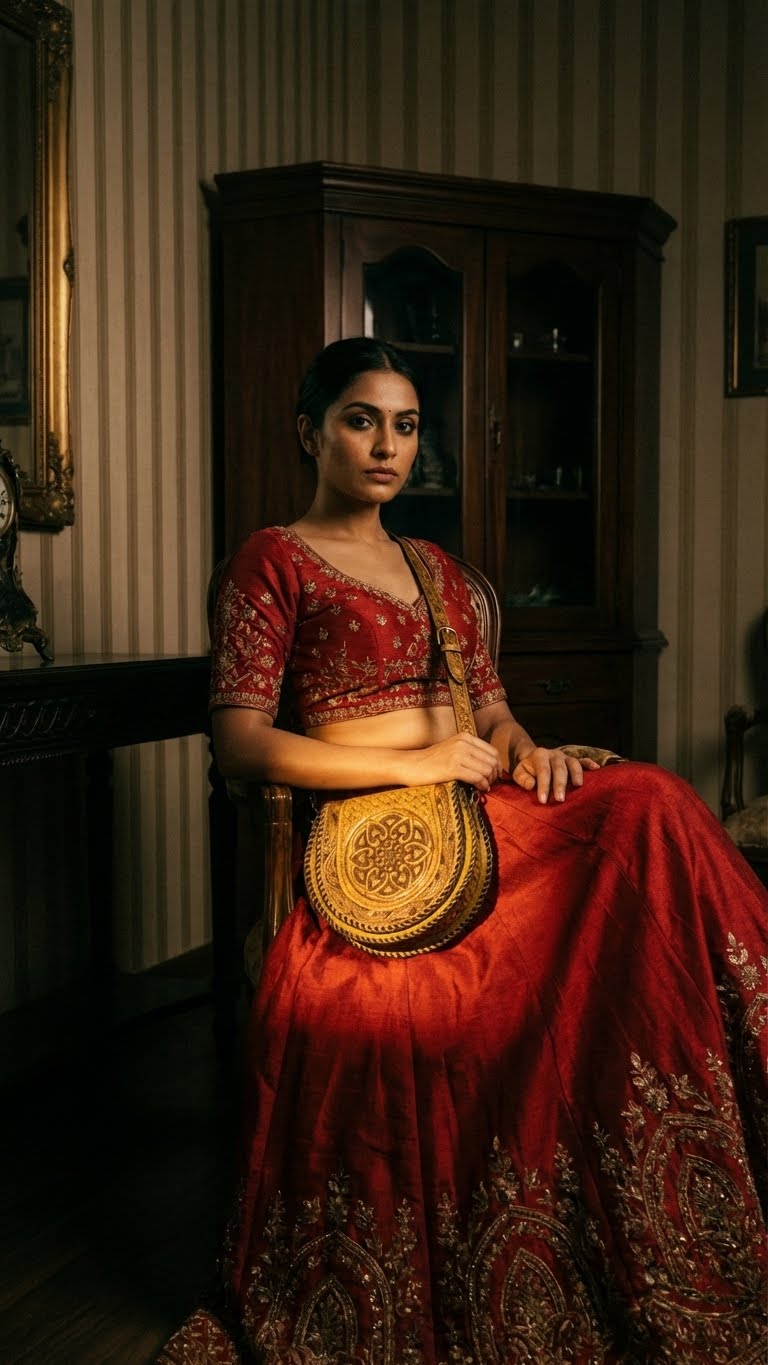 Neerja Crossbody | Olive Ochre